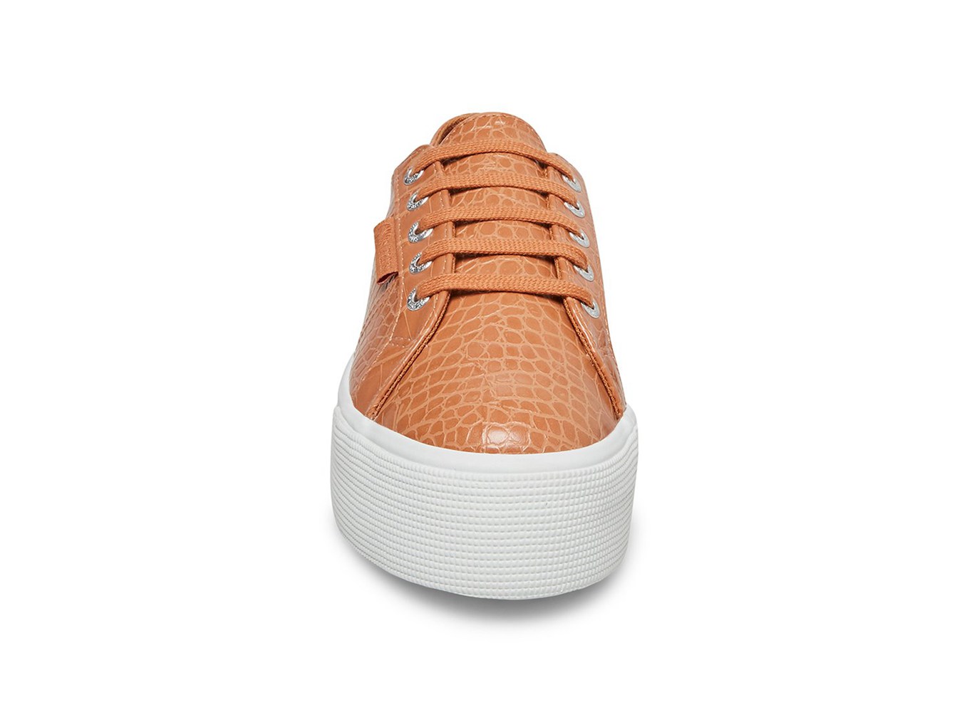 Platform Feminino Marrom - Superga 2790 Faux Crocodile - LMFOG-1560